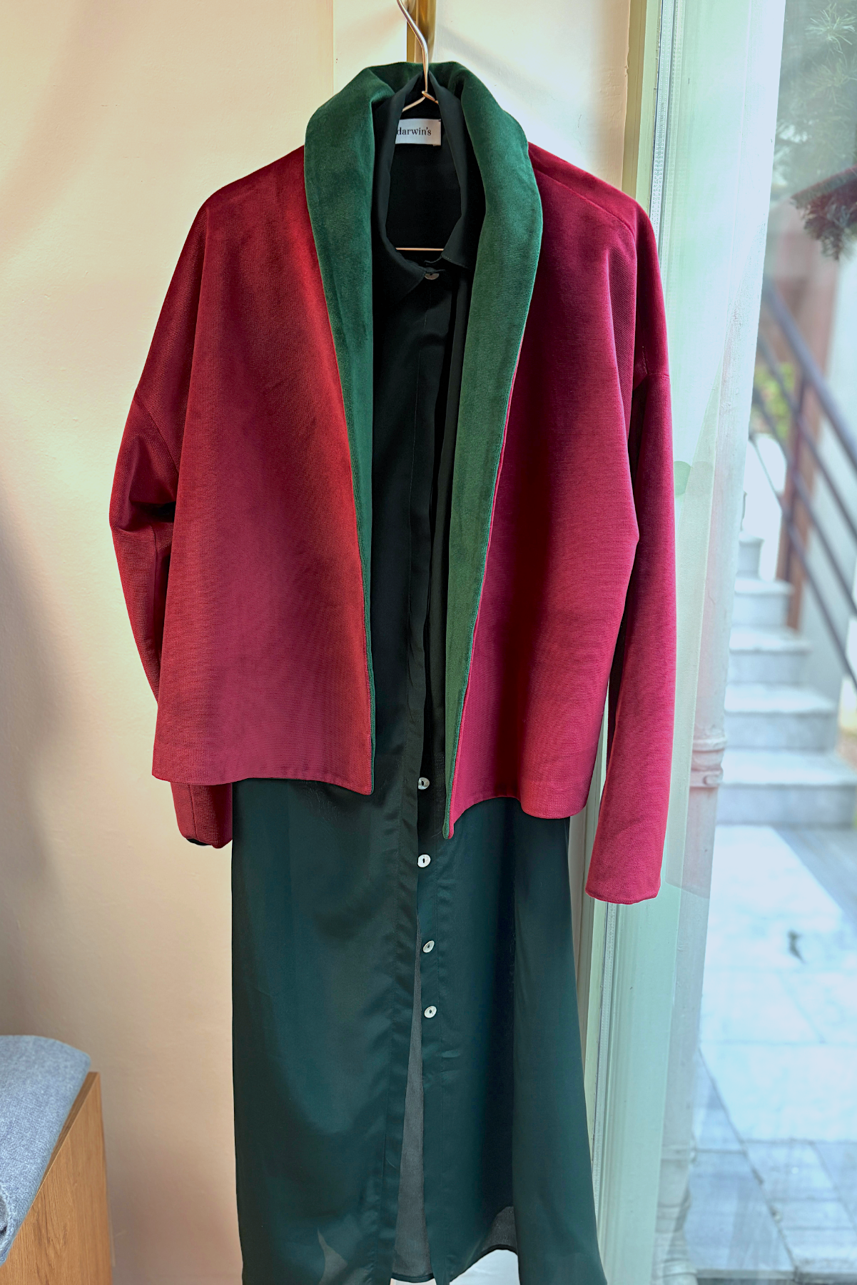 Orman Yeşili İpek Elbise