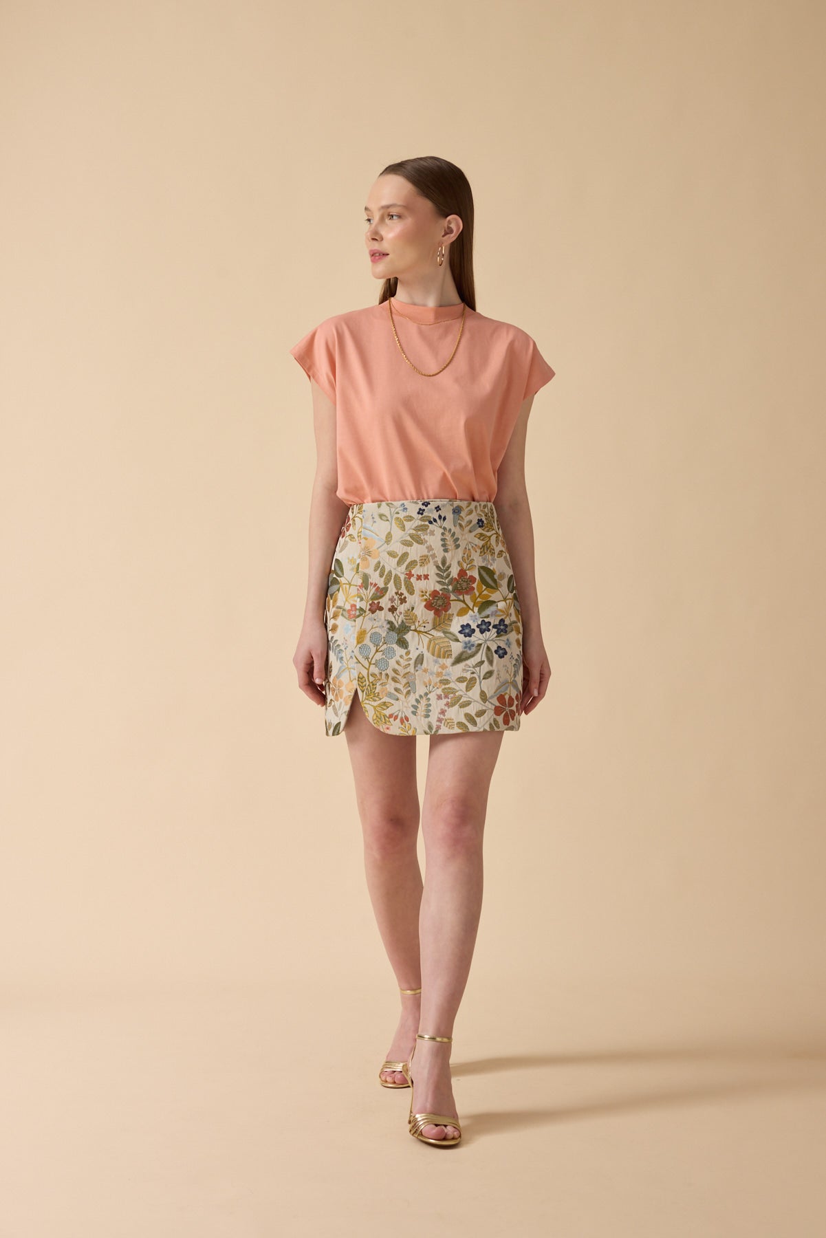 Krem Dokuma Anvelop Etek