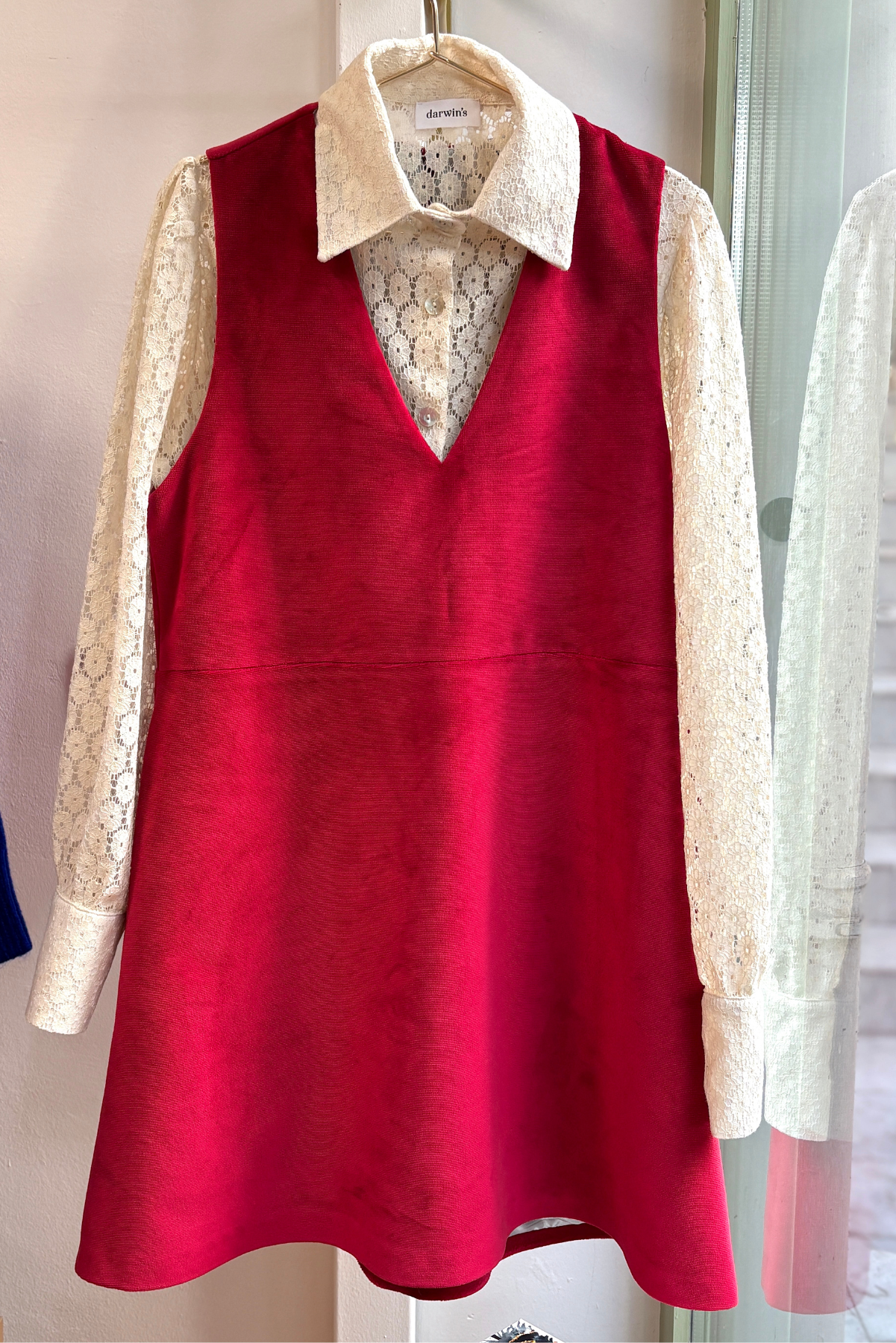 Fuşya Kadife Jile Elbise