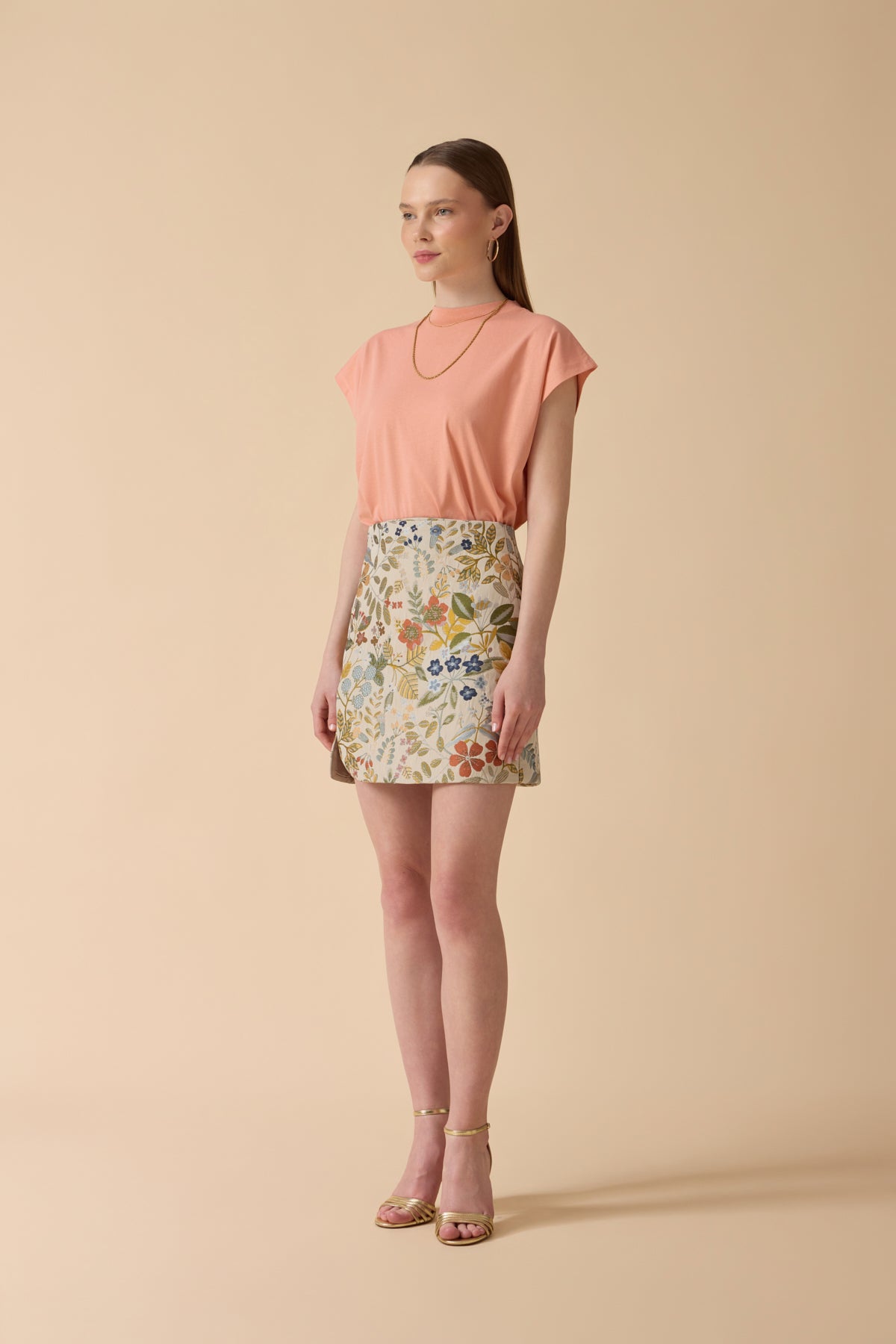 Krem Dokuma Anvelop Etek