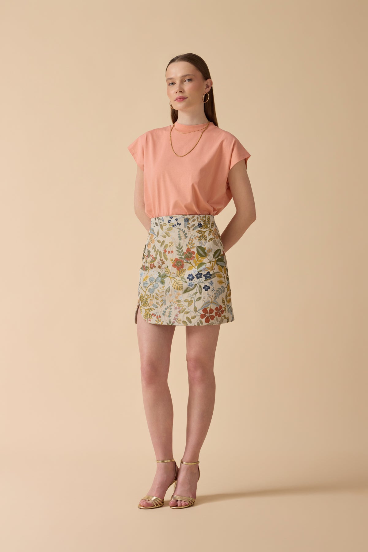 Krem Dokuma Anvelop Etek