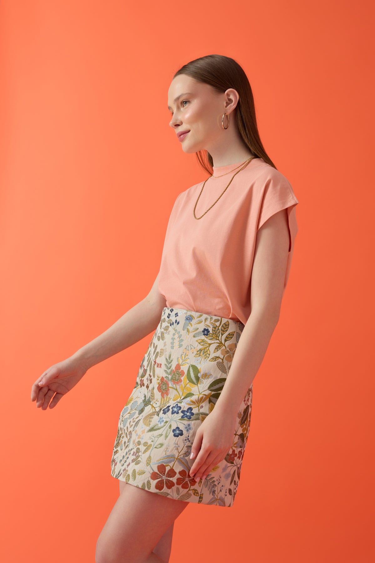 Krem Dokuma Anvelop Etek