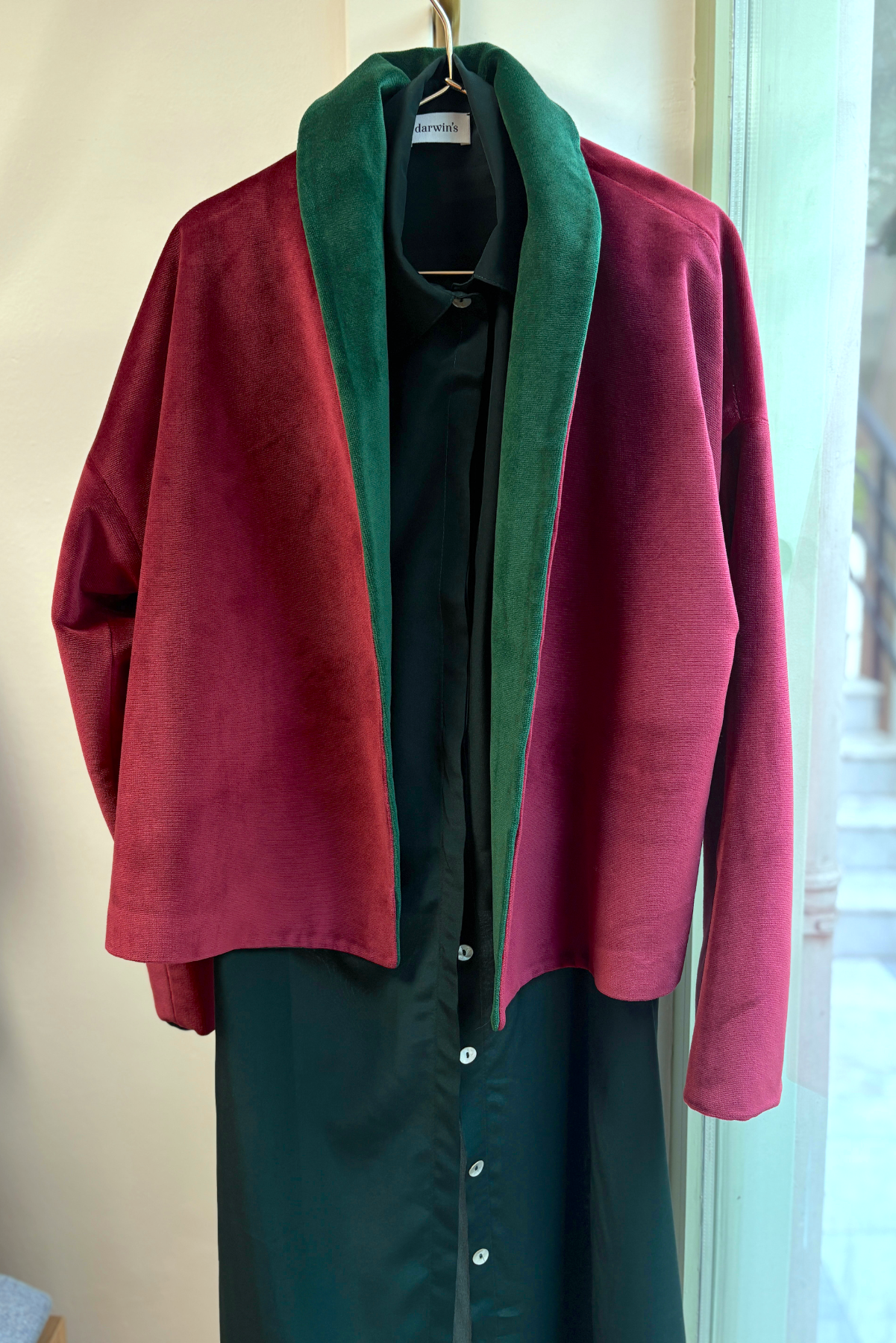 Orman Yeşili İpek Elbise