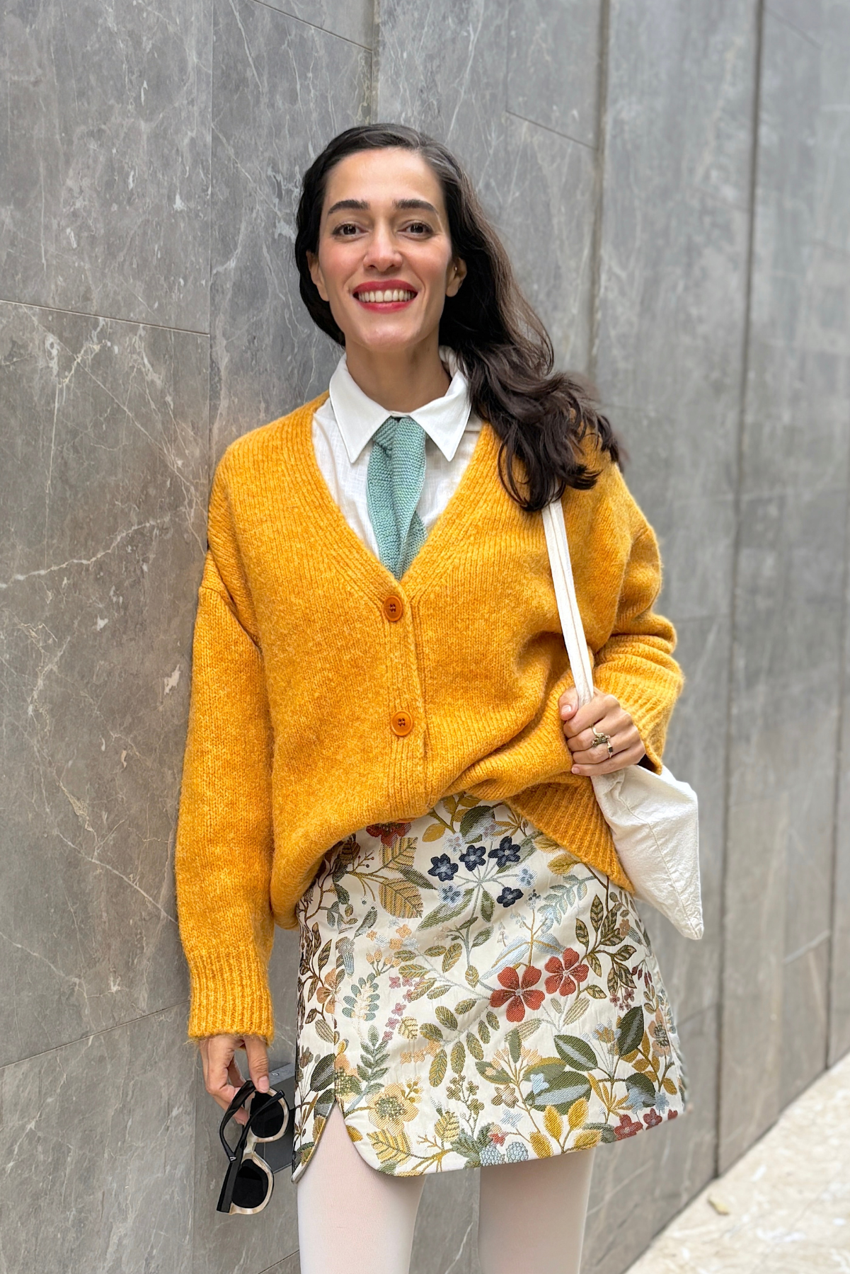 Su Yeşili Örgü Mini Fular - Sophie Scarf