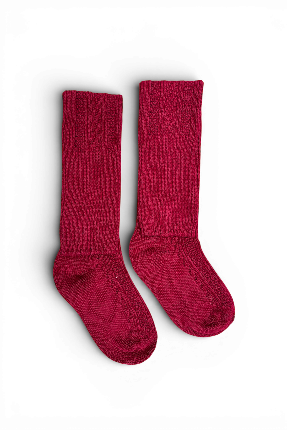 Bordo Yün Çorap