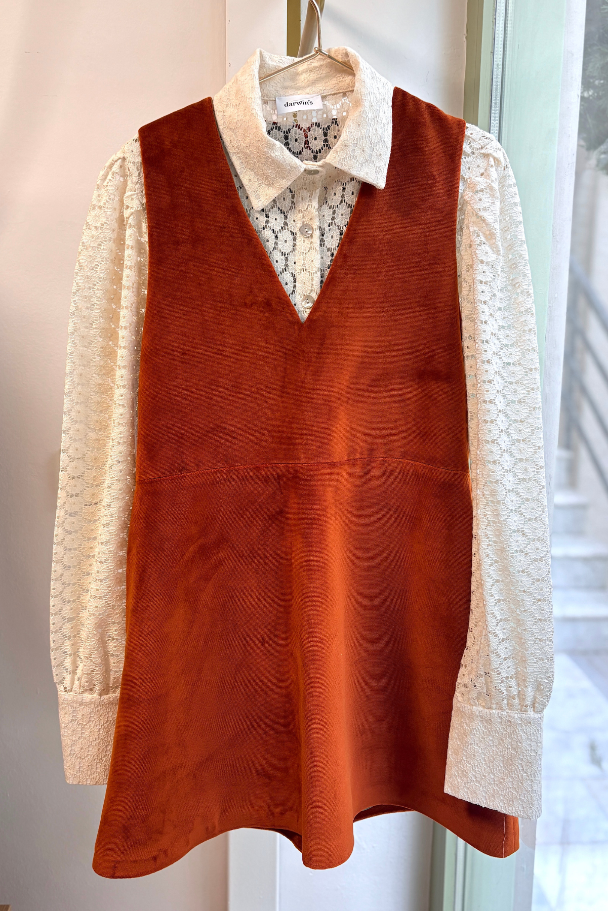 Kiremit Kadife Jile Elbise